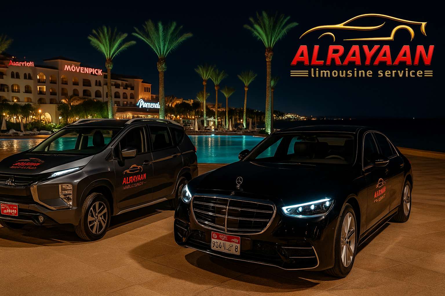 ليموزين شرم الشيخ ودهب ونويبع – خدمة VIP من Rayaan Limousine