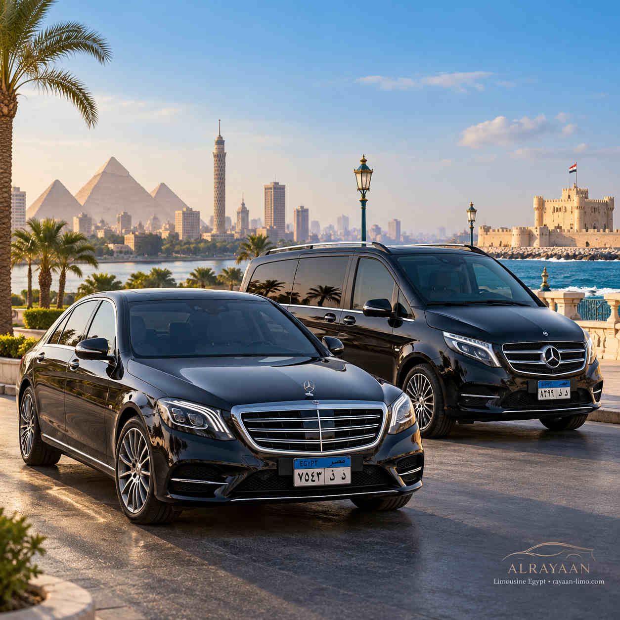 رحلة خاصة من القاهرة إلى الإسكندرية مع Rayaan Limousine Egypt