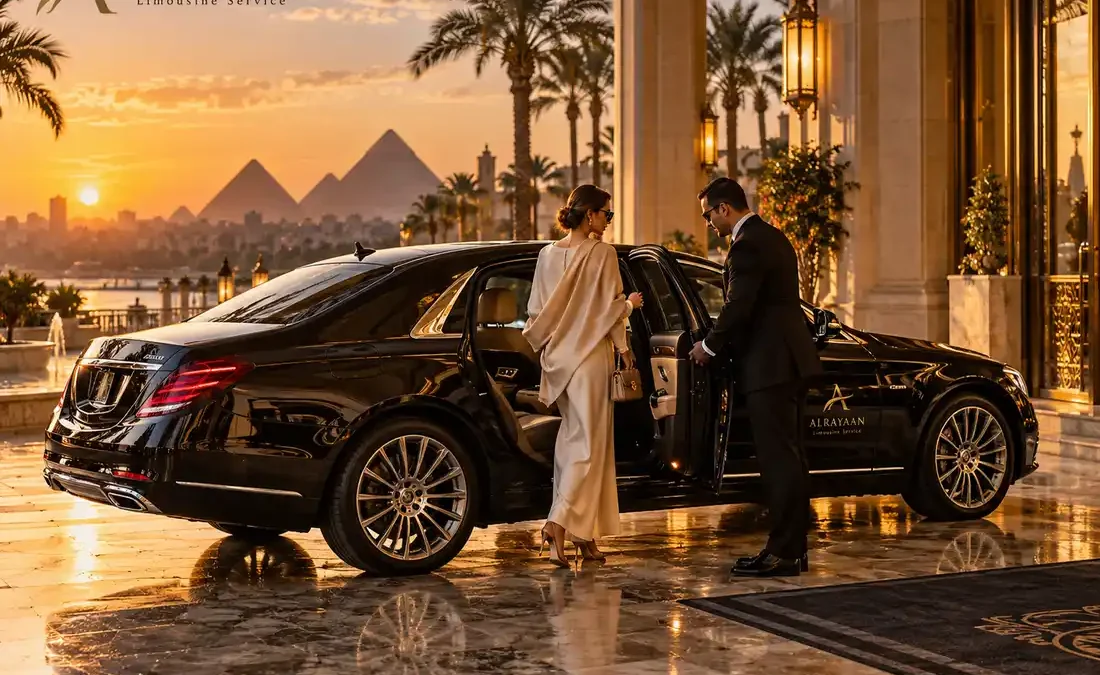 سيارة خاصة بسائق في مصر من Rayaan Limousine لخدمة المطارات والسفر ورجال الأعمال