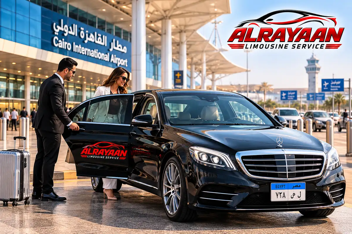 ليموزين مطار القاهرة للاستقبال والتوصيل من الريان ليموزين