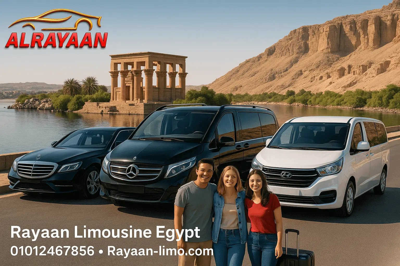 Rayaan intercity limousine Egypt — tourism transfers Luxor and Upper Egypt