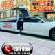 Long limousine and Mercedes reservations, and wedding car rentals for brides and grooms.