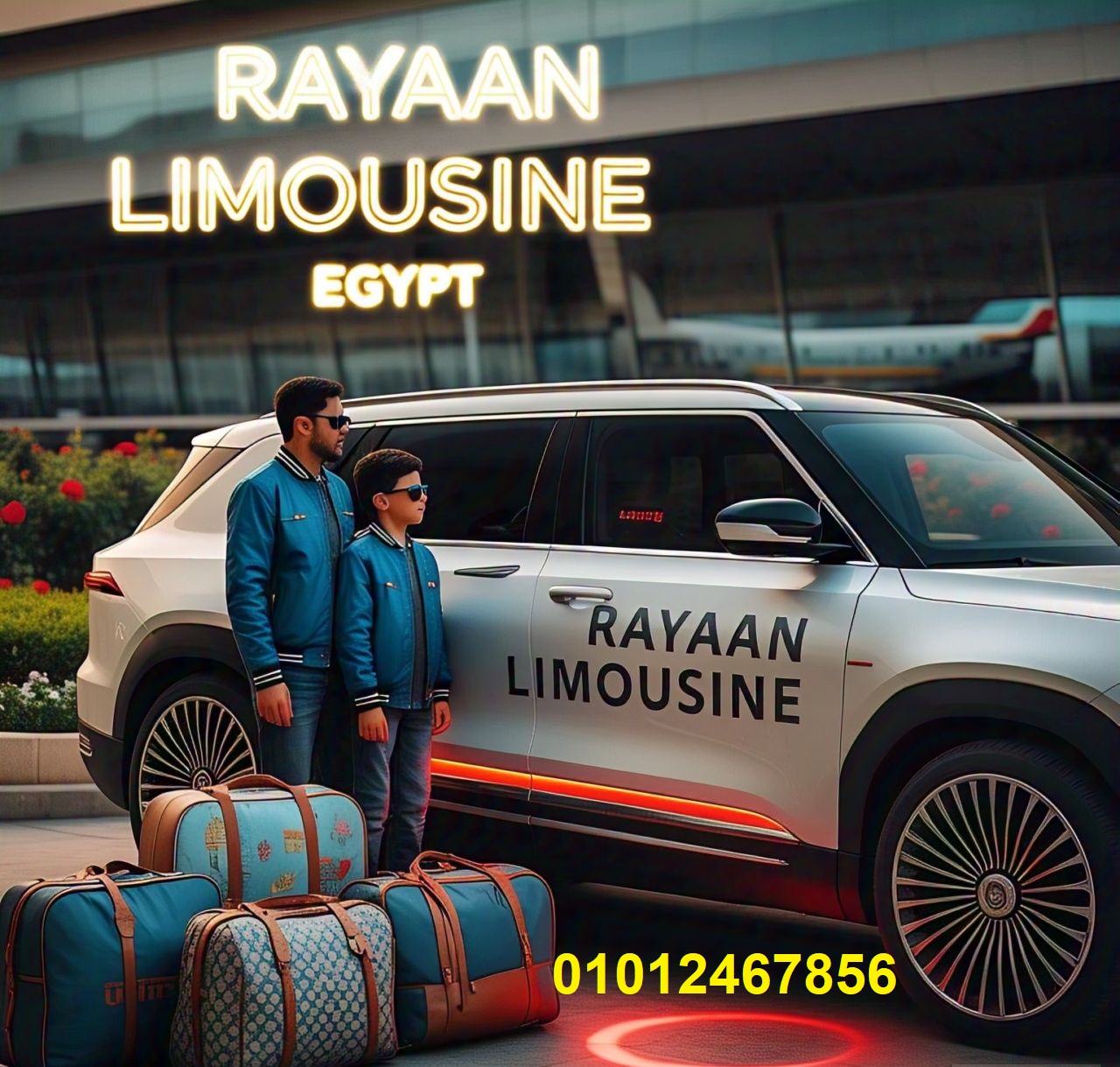 ليموزين اسيوط و سوهاج للسفر خصم15% خدمة نقل ليموزين خاصة وفاخرة للسفر والرحلات من او الى المطارات