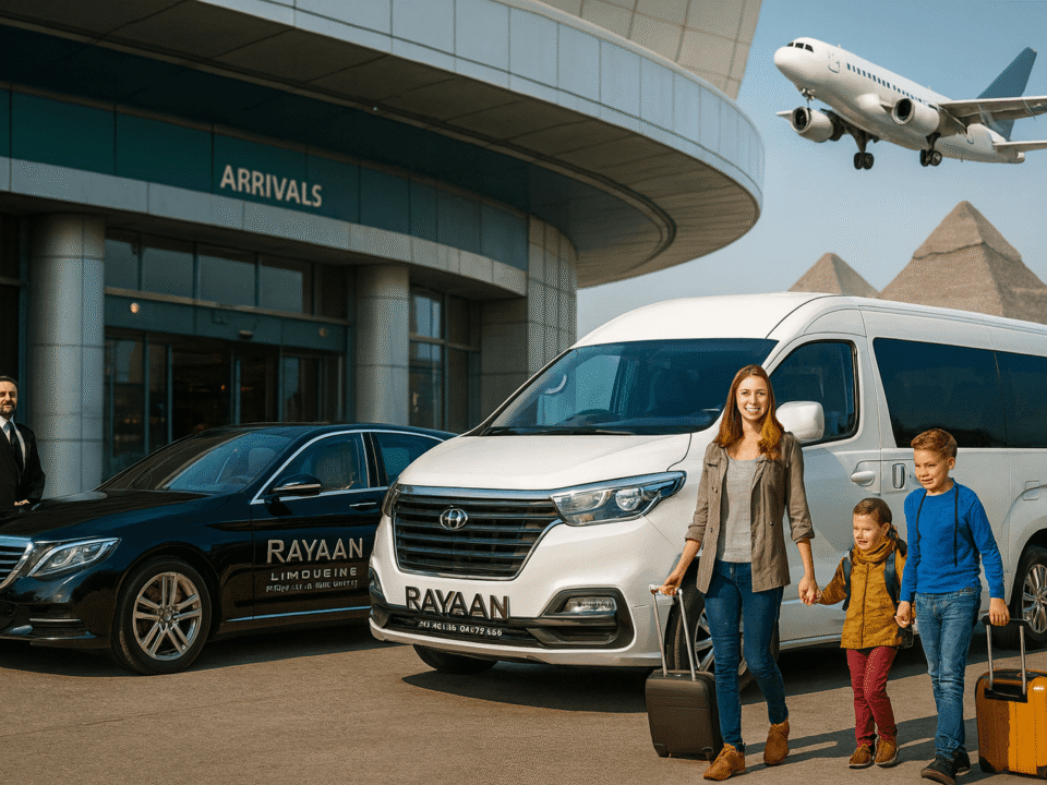 Egypt airport transfer for families with Rayaan Limousine
