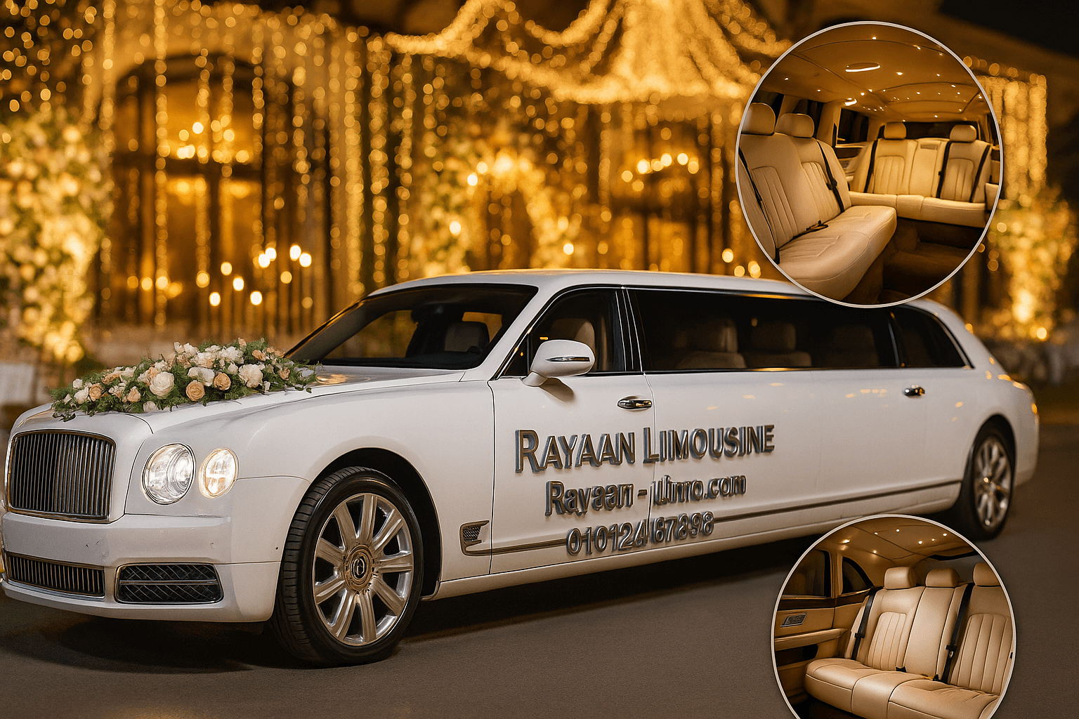 Luxury Wedding Limousine Egypt
