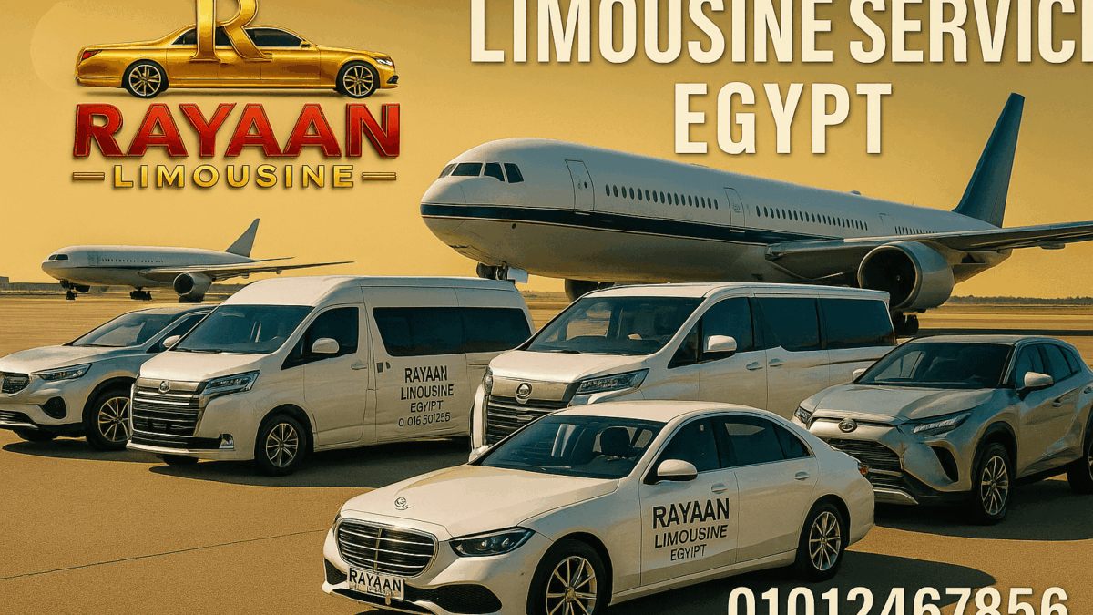 ليموزين مطار مرسى علم والقصير والغردقة مع Rayaan Limousine — استقبال بلافتة وسيارات فاخرة