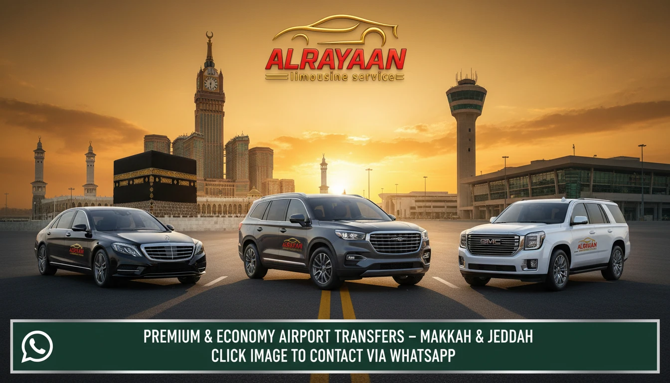 سيارات SUV جدة مكة لعائلات خدمة ليموزين مكة مطار جدة