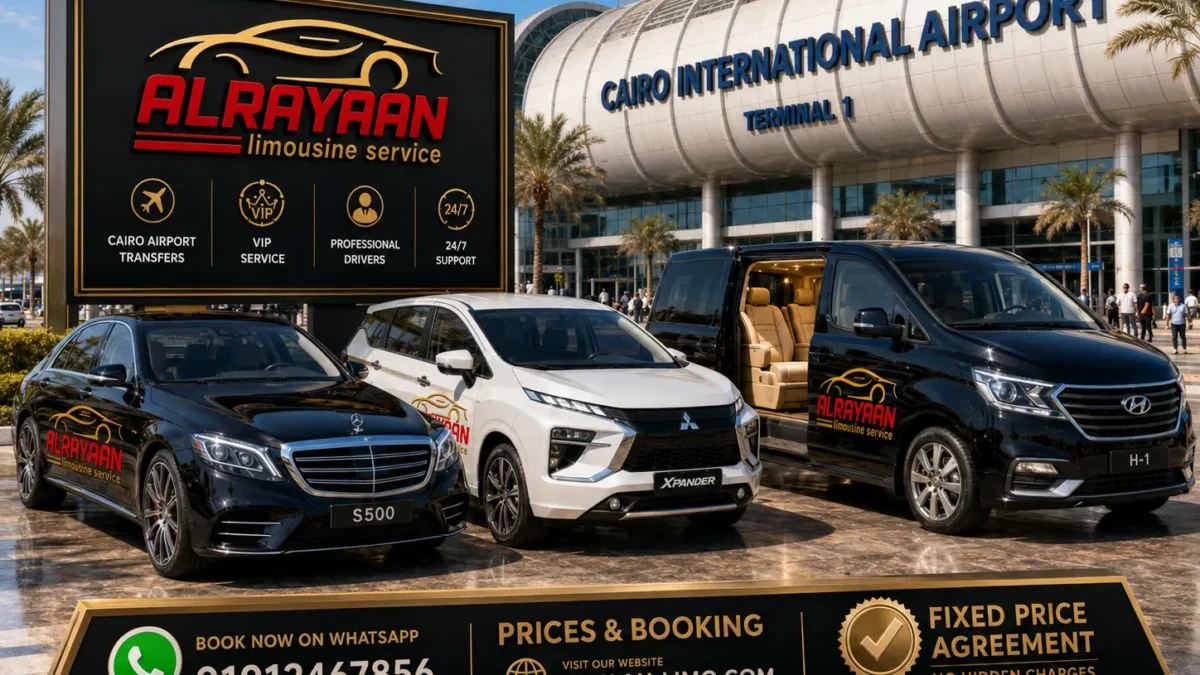 cairo airport limousine ليموزين مطار القاهرة الدولي مع الريان ليموزين