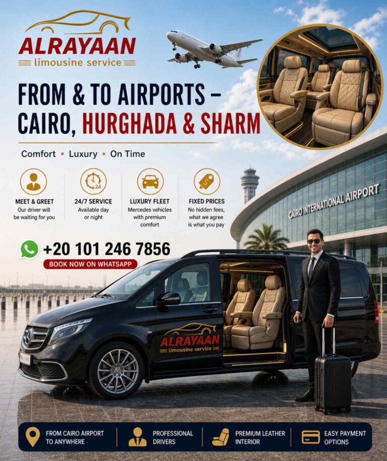 Hurghada Airport Transfer VIP Limousine Egypt