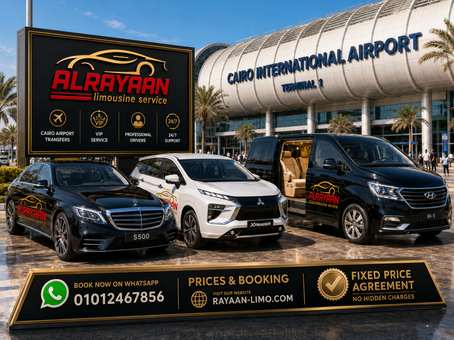 VIP limousine Egypt Cairo Airport