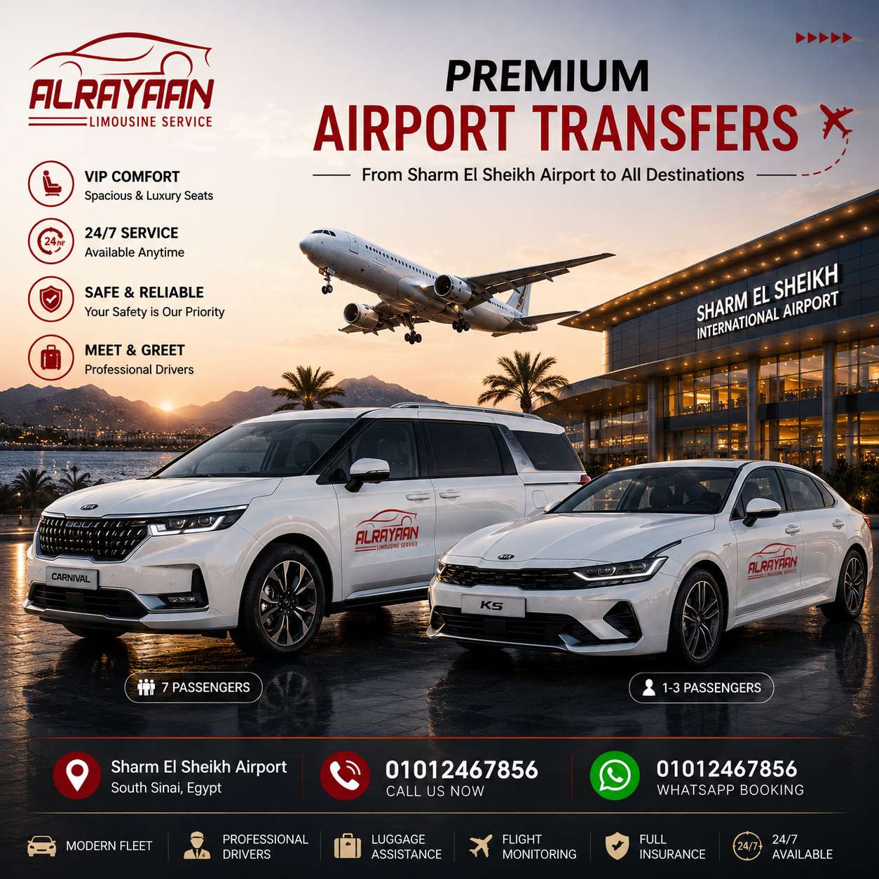 Premium Airport Transportation Egypt